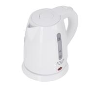 Adler Bouilloire électrique AD1272 - 1 L, 1600 W, sans BPA, résistance cachée, sans fil 360° - Blanc