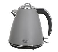 Adler AD 1343 Bouilloire grise en métal 1,5 L