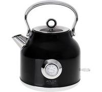 Adler AD 1346 Bouilloire électrique noire avec thermomètre 1,7L STRIX