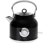 Adler AD 1346 Bouilloire électrique noire avec thermomètre 1,7L STRIX