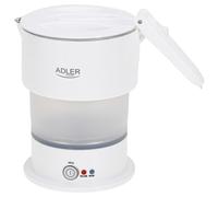 ADLER AD 1305 BuG Bouilloire électrique en verre bordeaux et or avec affichage LED et réglage de la température, 1,7 l