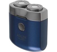 Adler AD 2937 Rasoir électrique de voyage sans fil, USB-C, bleu,