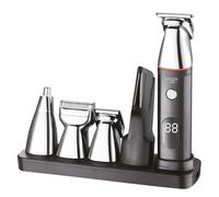 Adler Europe Kit d'entretien pour homme Barber Set 5-en-1 – tondeuse barbe, cheveux, nez + rasoir