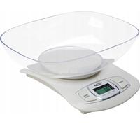 Adler AD 3137 Balance de cuisine, Capacité 5 kg, Graduation 1 g, Grand écran LCD, Mise à zéro/arrêt automatique, Grand bol, Blanc Adler | Adler AD 3137 | Poids maximal (capacité) 5 kg | Après