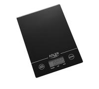 Adler | Balance de cuisine | Adler AD 3138 | Poids maximum (capacité de charge) 5 kg | Graduation 1 g | Type d'affichage LCD | Noir