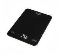 Adler AD 3177 Balance de cuisine 10 kg USB-C noire verre trempé