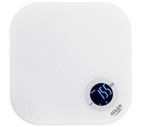 Adler AD 3180 escabeaux de cuisine Blanc Comptoir Rectangle Balance de ménage électronique
