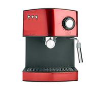 Adler AD 4404r cafetiÃšre pression, Noir, Rouge, Argent