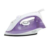 Adler AD 5019, Fer à vapeur, 10 g-min, violet, Blanc, 0,1 L, 1600 W, 875 g