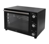 Adler AD 6028 Four électrique, 60 l, avec chaleur tournante, tournebroche, 5 modes de cuisson, minuterie, puissance de 2000 W, porte double vitrage, kit d'accessoires, idéal pour les grands repas