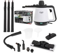Adler Europe – Nettoyeur vapeur AD 7038 – Portable à main 2000 W, 44 g/m – Blanc/Noir