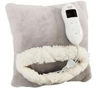 Adler Coussin chauffant AD 7412 – 8 niveaux, minuteur, couverture lavable, gris/blanc