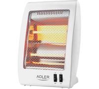 Adler Europe Chauffage halogène quartz AD7709 – 2 lampes puissantes 800 W Blanc