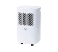 Adler ad 7917 déshumidificateur électrique portable, 10l / jour, silencieux, pièces de 60m3 200w blanc