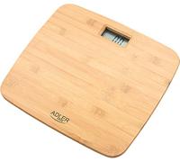 Adler | Pèse-personne en bambou pour salle de bains | AD 8173 | Poids maximal (capacité de charge) 150 kg | Précision 100 g