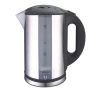 Adler AD 1216 Bouilloire électrique, 2000 W, 1.7 liters, Noir, Argent