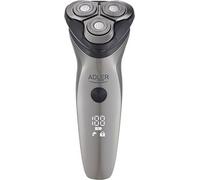 Adler AD2945 Rasoir pour hommes 3 têtes + tondeuse, IPX7, écran LED