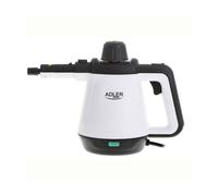 Adler ad7038 nettoyeur vapeur à main portable multi-usage sous pression débit de vapeur 44g/m, 2000w, blanc/noir