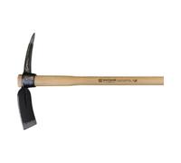 Adler Adler Wegmacherhoue 1800g avec manche en frêne huilé 1050mm houe en acier C45 Quantité:1