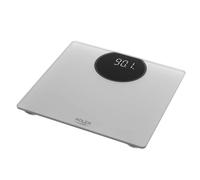 Adler Pèse-personne numérique AD8175 - 180 kg haute précision Écran LED Arrêt automatique - Argent