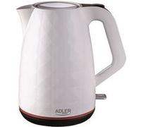Adler | Bouilloire | AD 1277 | Standard | 2200 W | 1,7 L | Plastique | Base pivotante 360° | Blanc