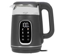 Bouilloire électrique - ADLER - AD 1305 - Verre gris - 1,7 L - 2200 W - Tactile