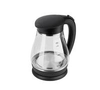 Adler Europe Bouilloire en verre AD 1274 – 1,7 L, 2000 W, noire