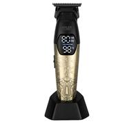 ADLER EUROPE AD 2968 Tondeuse à barbe et moustache, USB-C, contour de précision, 2 vitesses, 3 peignes (1,5/3/4,5 mm), écran LED
