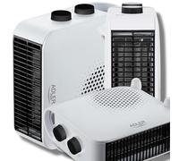 ADLER EUROPE AD7748 Radiateur à ventilateur, radiateur électrique, économie d'énergie, 2000W, fonction ventilateur, thermostat