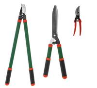 Adler EUROPR Kit d'outils de jardin - Taille-haie manuel et sécateur petit - Acier de haute qualité - Alliage d'aluminium - Pour jardiniers, petits jardiniers et amateurs de plantes - Outil de coupe