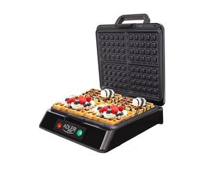 Adler Gaufrier 1300 W Noir, Multicolore, Taille Unique AD 3036
