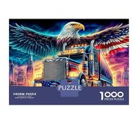 Adler Patriot 1000 Pièces Puzzle Unique Décoration Moderne Adler über der Stadt Puzzles Jouets De Difficiles pour La Famille 38x26cm/1000pcs