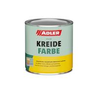ADLER Peinture à la craie - 750 ml - AS 01/1 lapin de neige - Blanc - Surface mate - Séchage rapide - À base d'eau - Convient pour bois et meubles - Haute opacité
