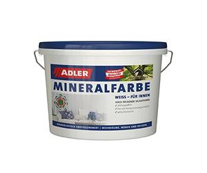 ADLER Peinture minérale au silicate blanche inodore pour l'intérieur - 14 kg - Sans solvants, plastifiants ni conservateurs