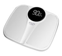Adler Pèse-Personne Bain Numérique 180Kg Blanc Sc1124W 1 Unité