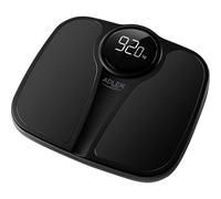 Adler Pèse-Personne Bain Numérique 180Kg Noir Sc1124B 1 Unité