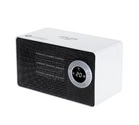 ADLER Radiateur soufflant céramique puissance max 1000 W, minuterie jusqu'à 8 heures, gris