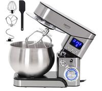 Robot Pâtissier Boulangerie Cuisine Ménager Multifonction Bol Inox 5L 6 Vitesses, Camry, CR4223, 2000, G