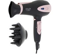 Adler | Sèche-cheveux | AD 2248b ION | 2200 W | Nombre de réglages de température 3 | Fonction d'ionisation | Buse de diffusion | Noir/rose