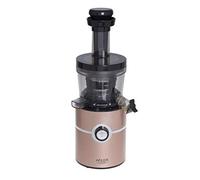 Adler Slow Juicer Noir et pêche, Multicolore, Taille Unique