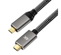 adlonim Câble micro HDMI vers USB-C 4K de 1,8 m