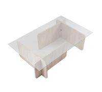 ADM - Table basse de salon Flavio Beige Moderne