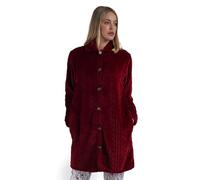 ADMAS Garden Thank You Peignoir à manches longues pour femme, Carmin, L