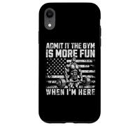 Admets-Le, la Salle de Sport est Plus Amusante Quand Je suis Ici, entraînement Amusant Coque pour iPhone XR
