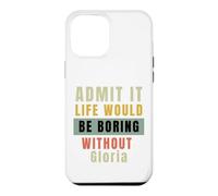 Admets-Le, la Vie Serait ennuyeuse sans Le Travail de Bureau de Gloria Coque pour iPhone 12 Pro Max