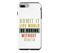 Admets-Le, la Vie Serait ennuyeuse sans Le Travail de Bureau de Gloria Coque pour iPhone 7 Plus/8 Plus