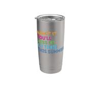 Admets-le, tu vas me manquer 67 fois cet été, dernier jour d'école Gobelet isotherme en acier inoxydable double paroi