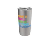 Admets-le, tu vas me manquer 67 fois cet été, dernier jour d'école Gobelet isotherme en acier inoxydable double paroi