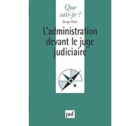Administration Devant Le Juge Judiciaire