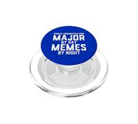 Administration publique Major by Day Memes Night Politique publique PopSockets PopGrip pour MagSafe